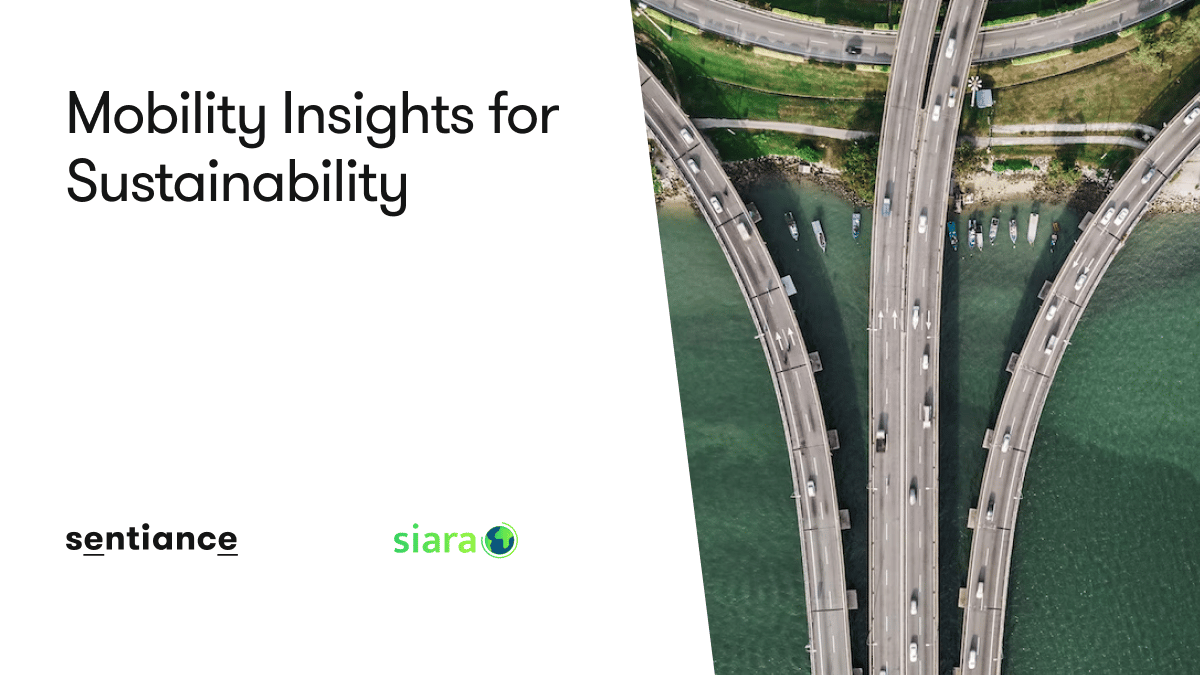 Siara partnered with Sentiance leveraging Mobility Insights for sustainability.