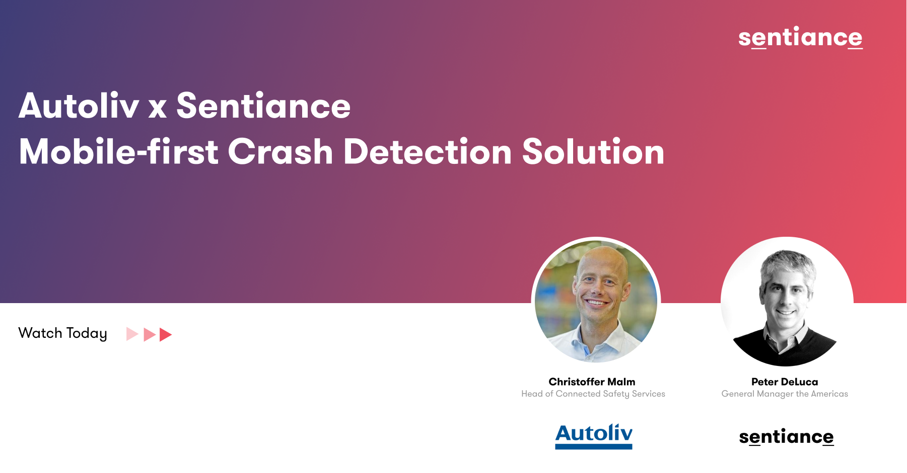 crash detection webinar - sentaince X autoliv