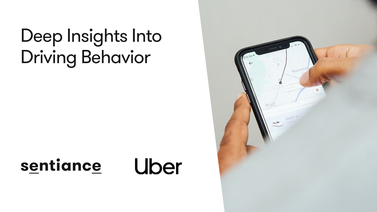 Uber the leading ride hailing company globally works with Sentiance to reduce distracted driving with behavioral coaching